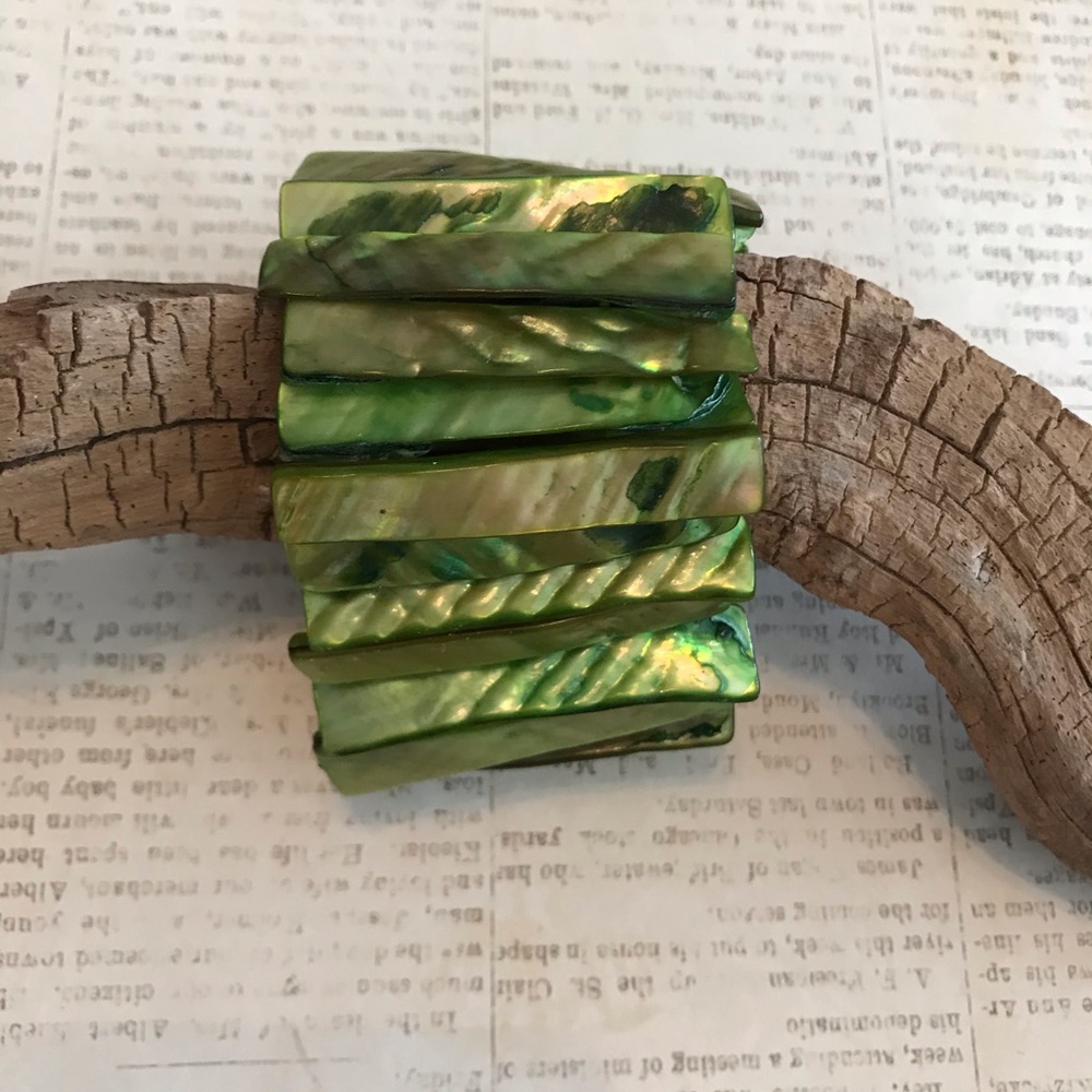 Abalone Natural Sea Shell Cuff Bracelet